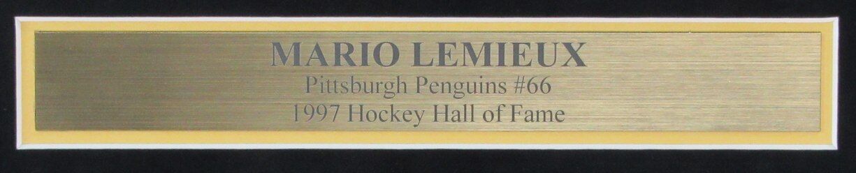 Mario Lemieux Hof Signed 8X10 Photo Collage
