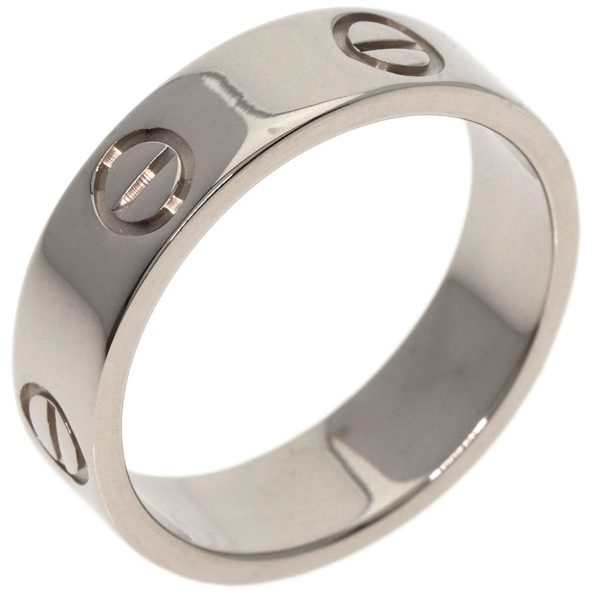 Cartier Ring Love Ring #55 K18 White Gold