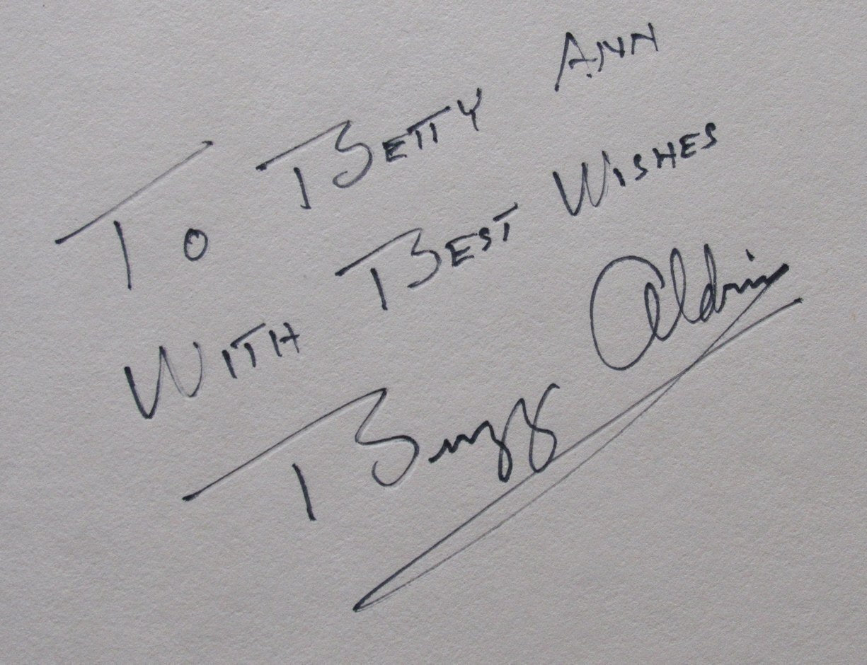 Buzz Aldrin Signed/Inscribed "Return To Earth" Book Psa/Dna 190228