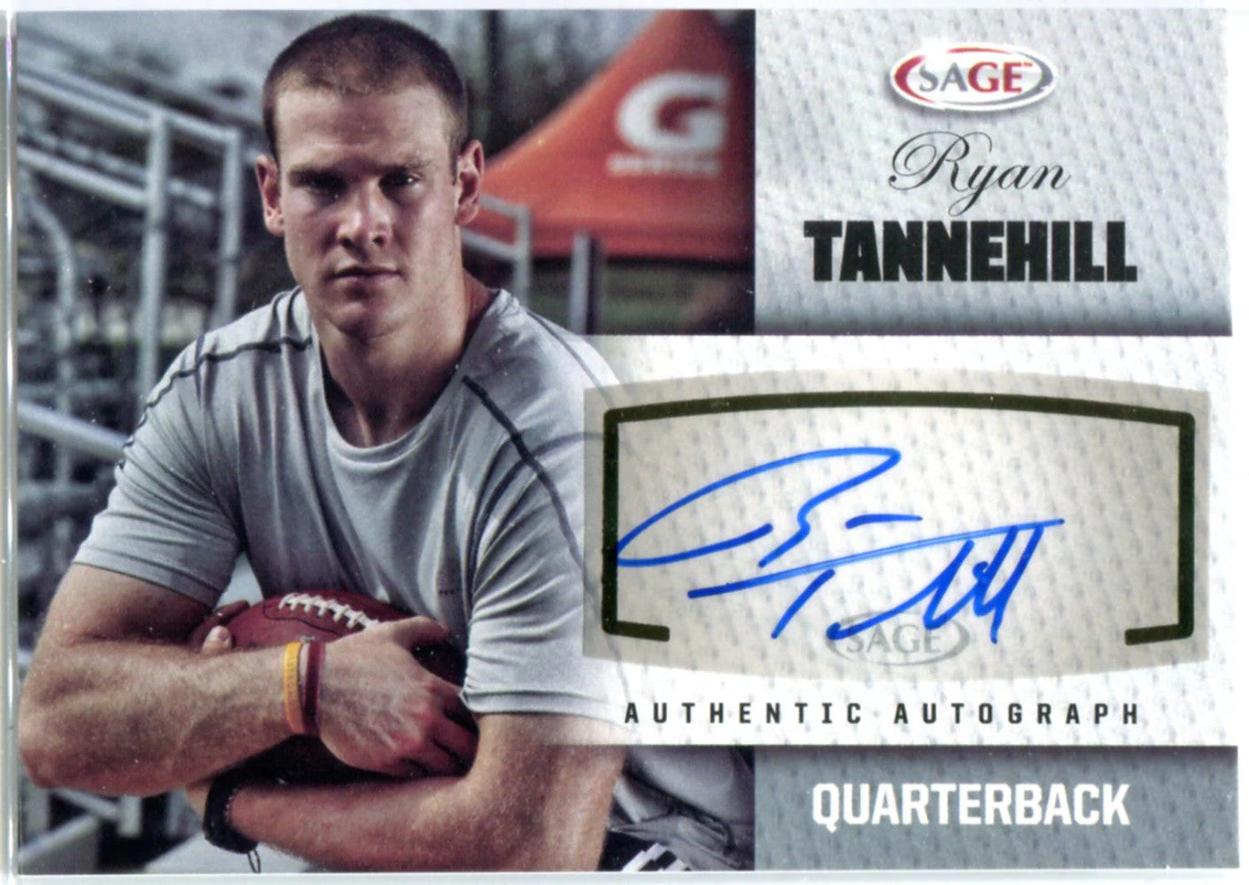 Ryan Tannehill 2012 Sage Autographed Card