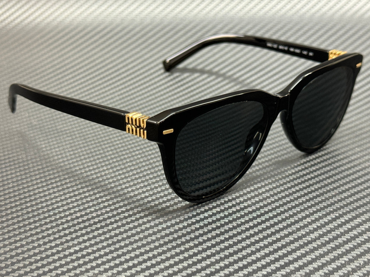 MIU MIU MU 12ZS 16K5S0 Black Grey Women's 56 mm