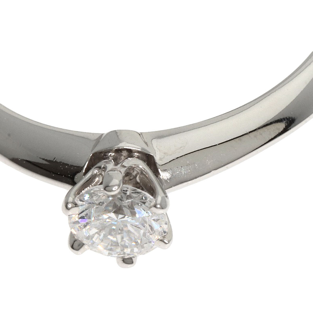 Tiffany&Co. Ring Solitaire Diamond Knife Edge