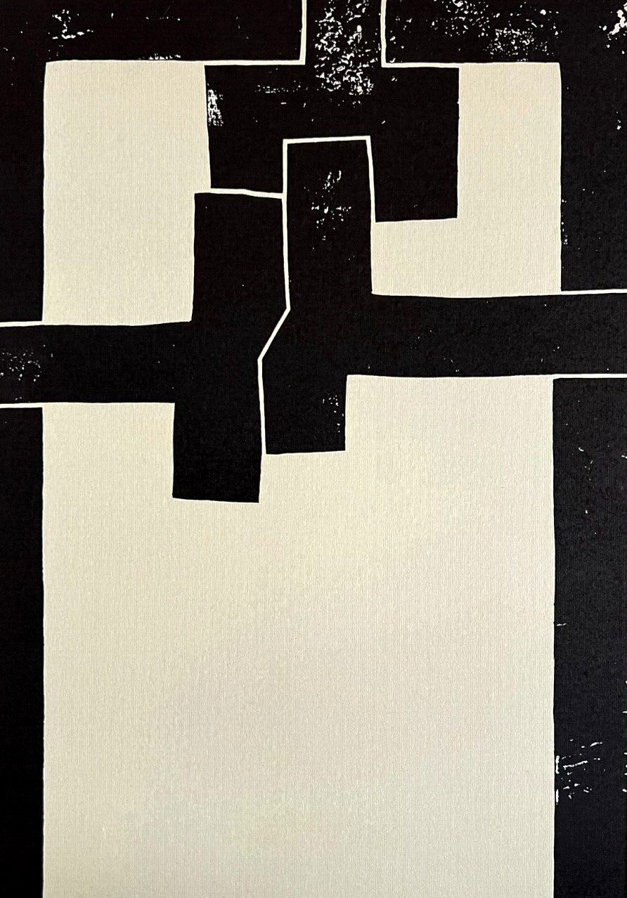 Eduardo Chillida Lithograph Coa Signed Numbered By Hand 180 Exe