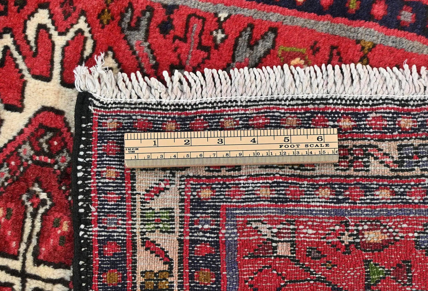 Handmade Vintage Oriental Runner Rug 2X10 Ft Red