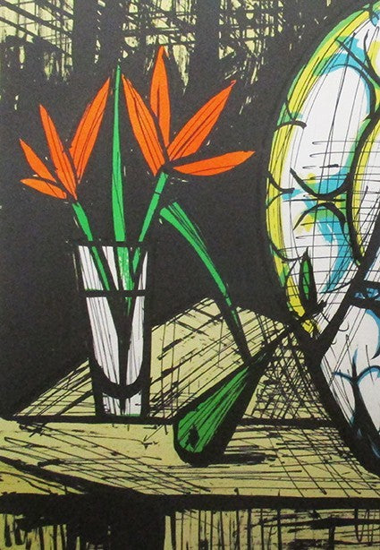 Bernard Buffet "Still Life With Pottery" Signed Lithograph 120/175 French Modern