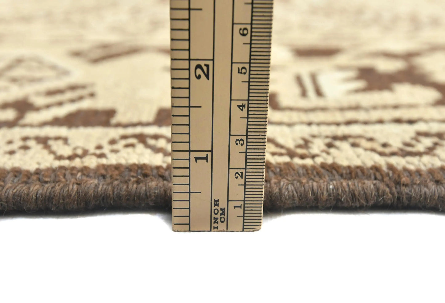 Distressed Vintage Oriental Rug 7X10 Ft Muted