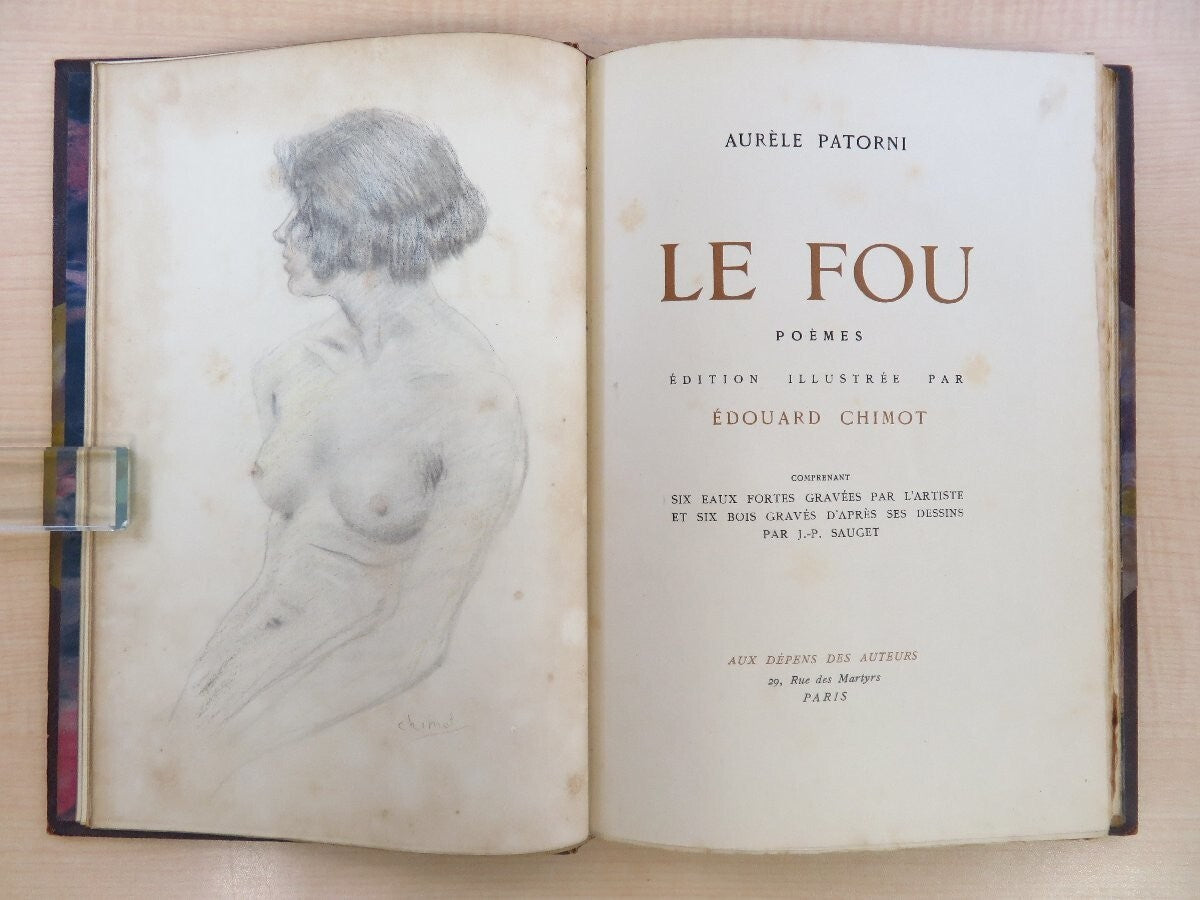 Aurele Patorni Le Fou 1921 1St Ed Limited 12