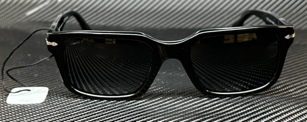 PERSOL PO3272S 95 48 Black Dark Grey Polarized Men's 53 mm Sunglasses