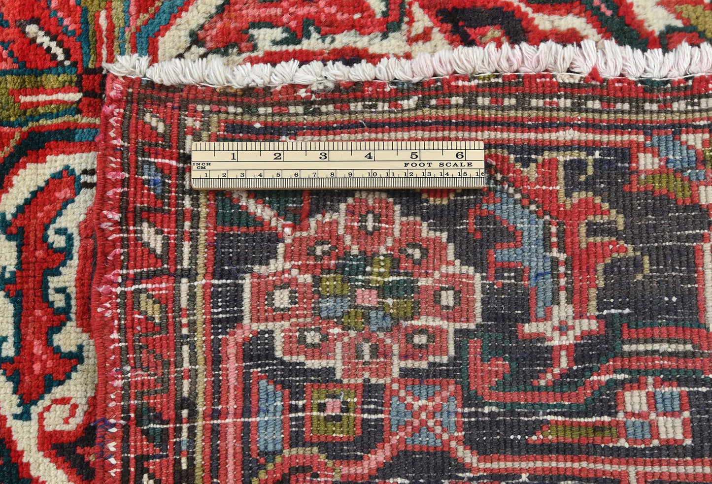 Tribal Handmade Oriental Rug 6'7X9 Ft Red Vintage