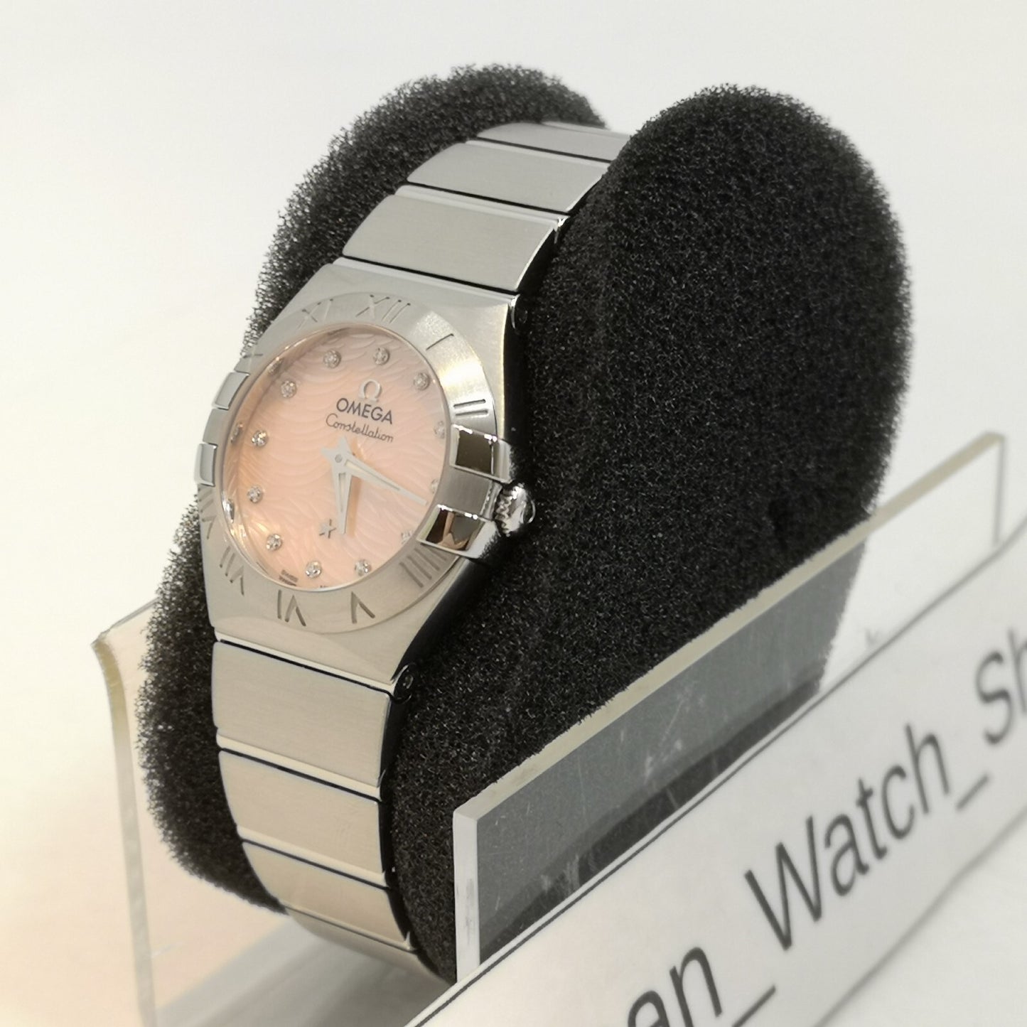 Omega Constellation 123.10.24.60.57.002 Pink Diamond Women'S Watch New In Box