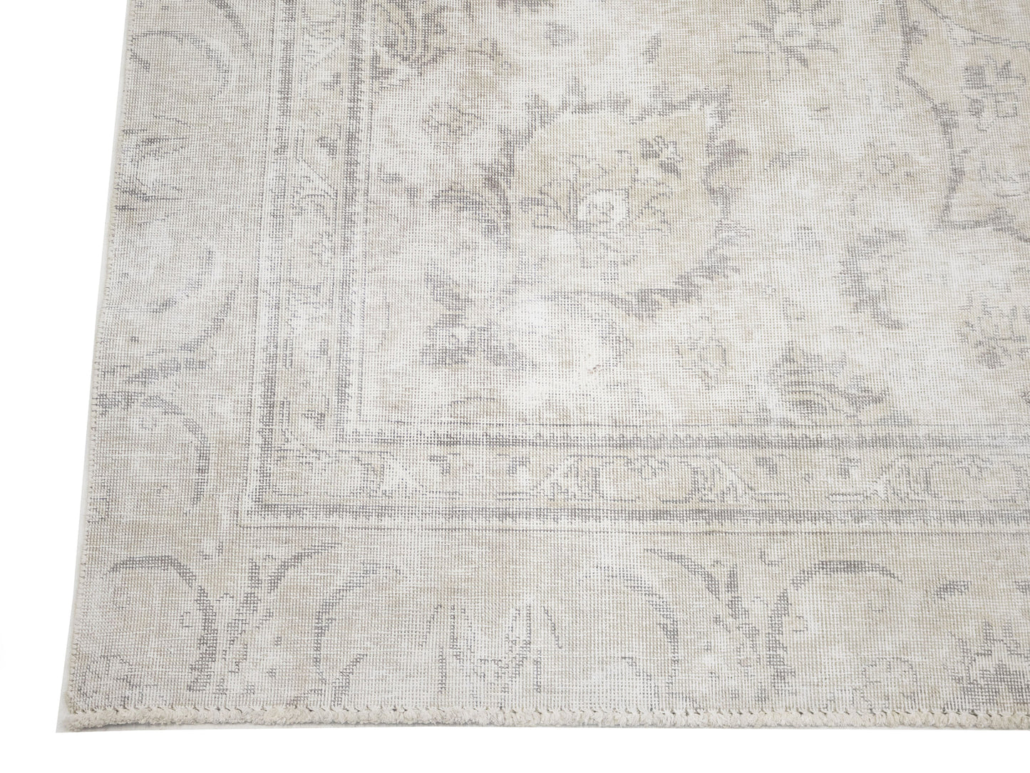 Floral Antique Medallion Oriental Rug Vintage