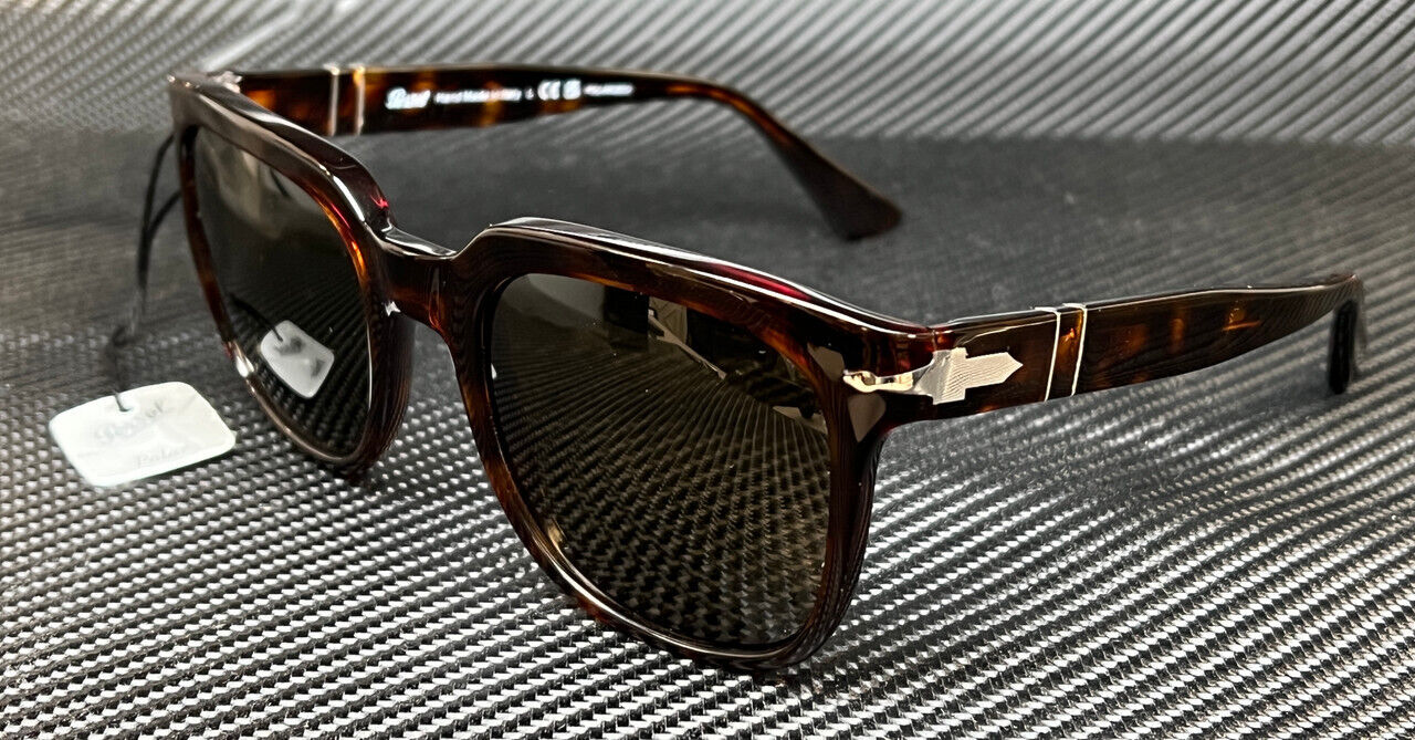 PERSOL PO3323S 24 57 Havana Polarized Unisex 56