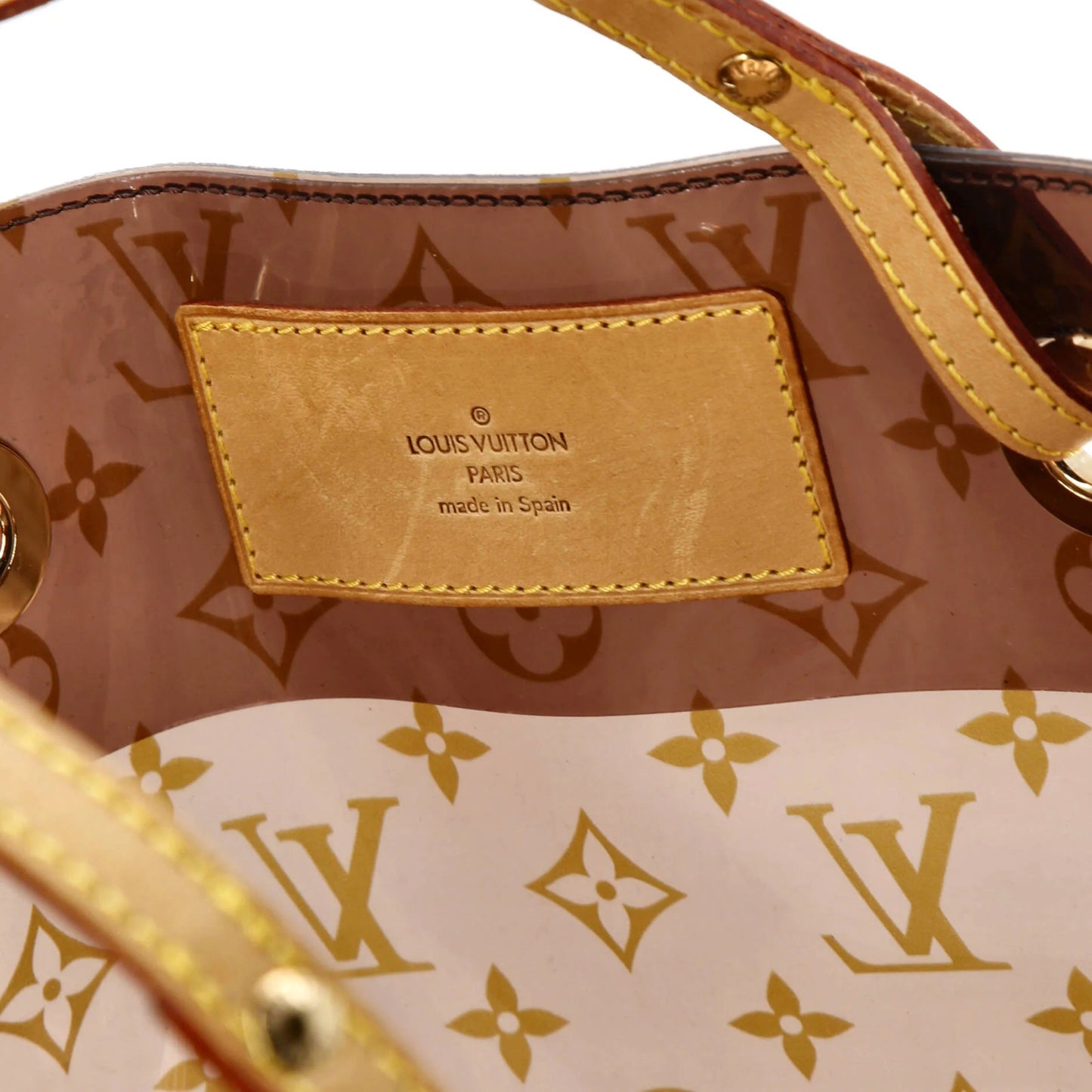 Louis Vuitton Ambre Sac Cabas Monogram Vinyl Gm