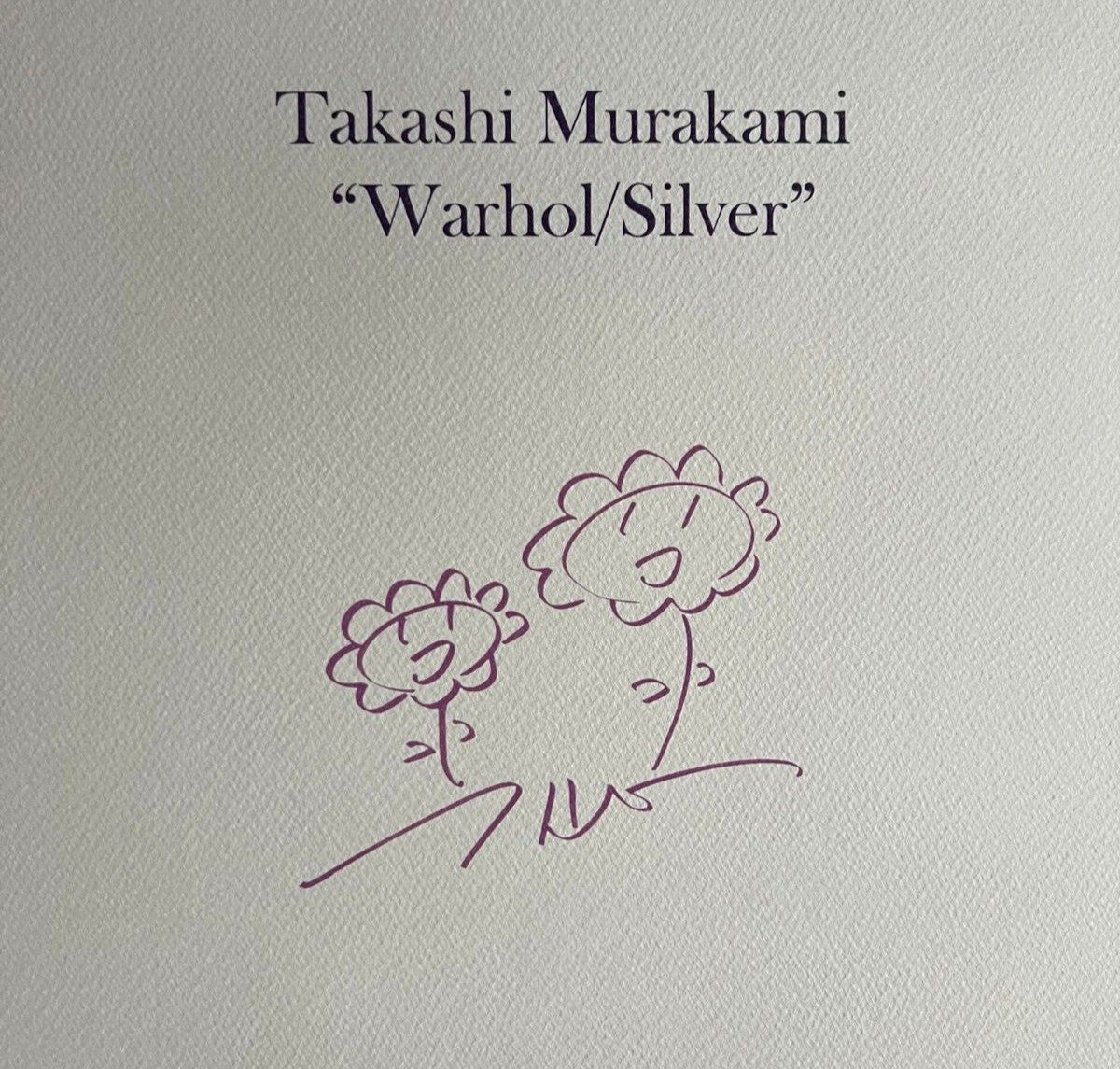 Takashi Murakami Lithograph Coa Numbered In Pencil Limited