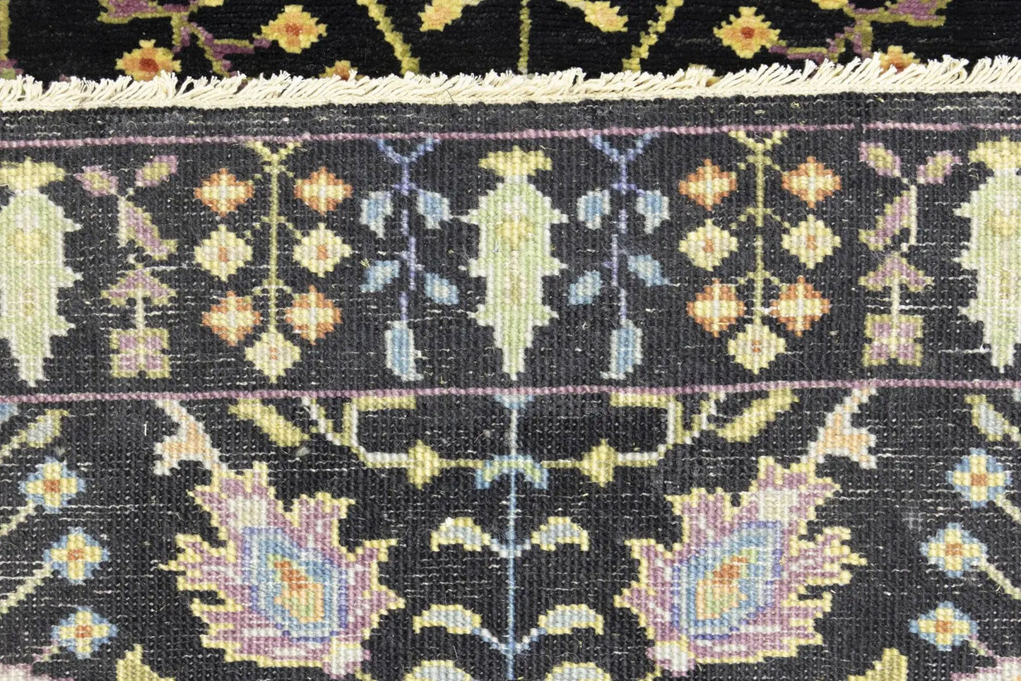 2'5X8 ft Black Tree of Life Chobi Oriental Runner