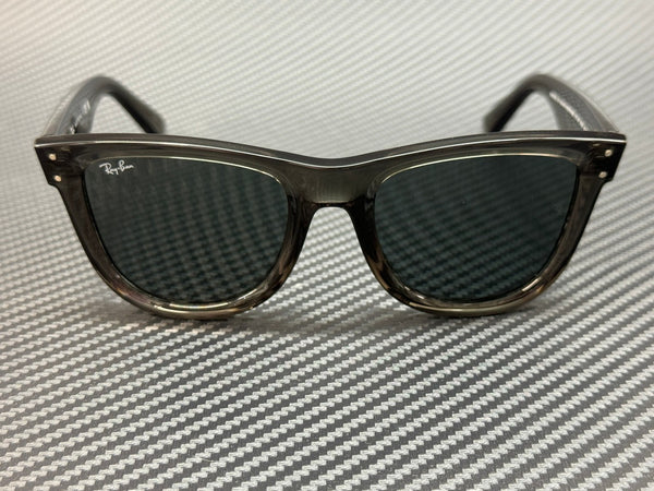 RAY BAN RBR0502S 6707GR Transparent Dark Grey Unisex 53 mm Sunglasses
