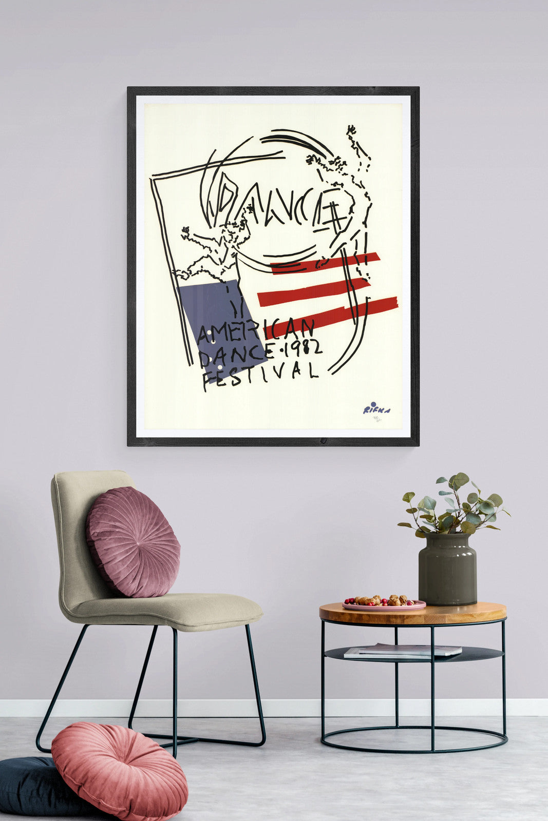 Judy Rifka American Dance Festival Signed " Serigraph Contempo