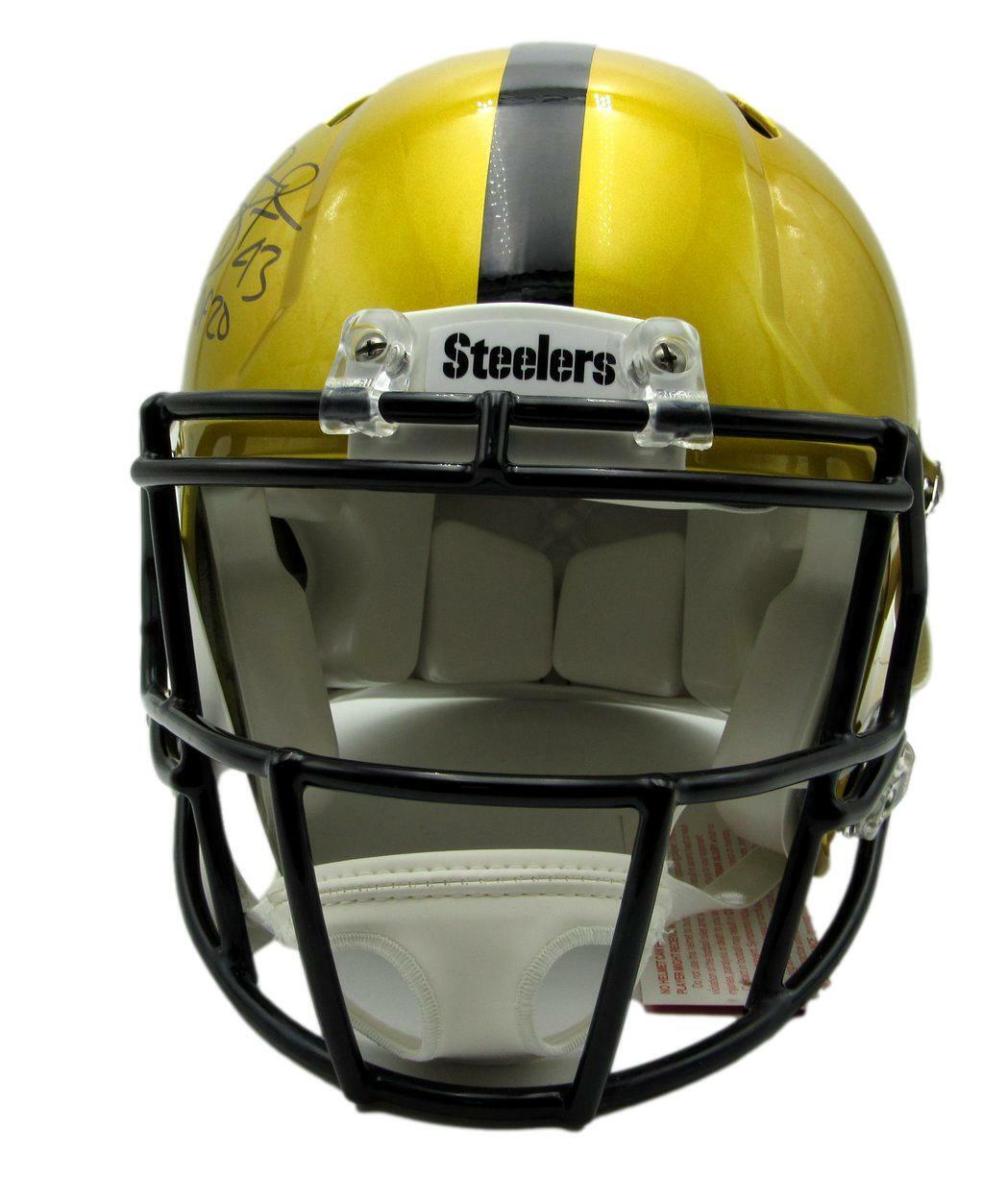 Troy Polamalu Signed Steelers Full Size Flash