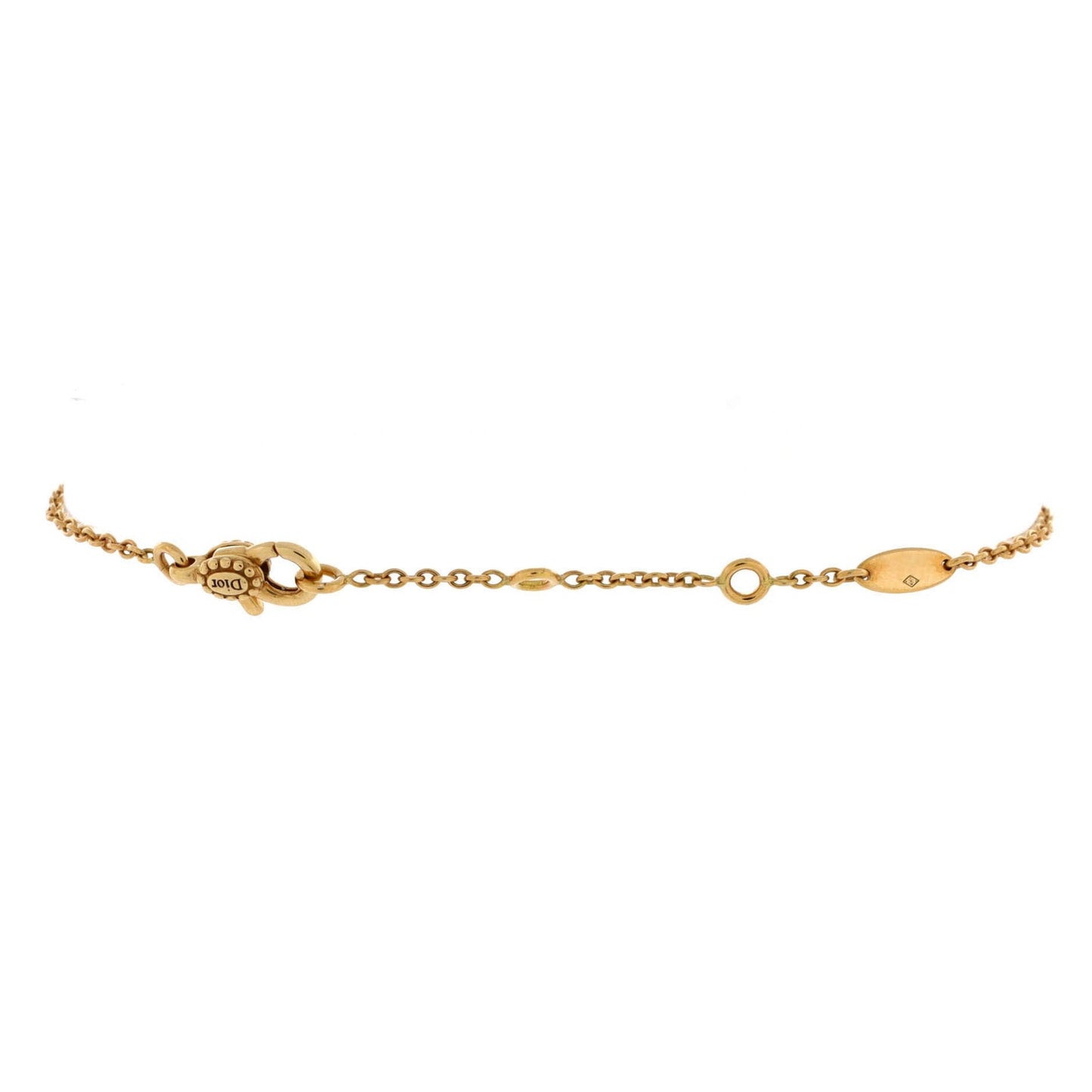 Christian Dior Rose Des Vents Bracelet 18K Yellow Gold With Diamond Xs