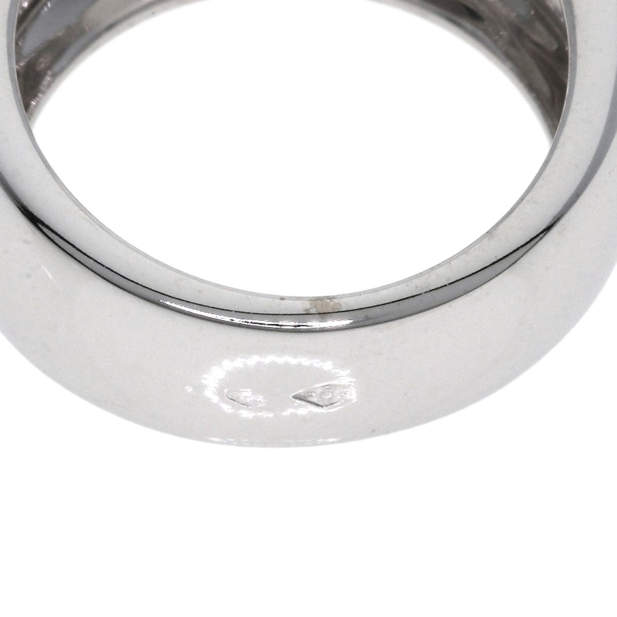 Gold CHANEL Three Symbols Diamond Ring K18 White