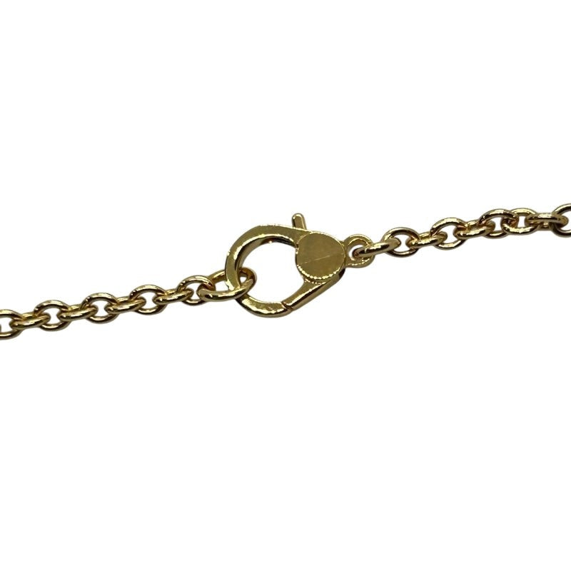 Hermes Finesse Black Spinel Necklace K18 Gold Black Spinel