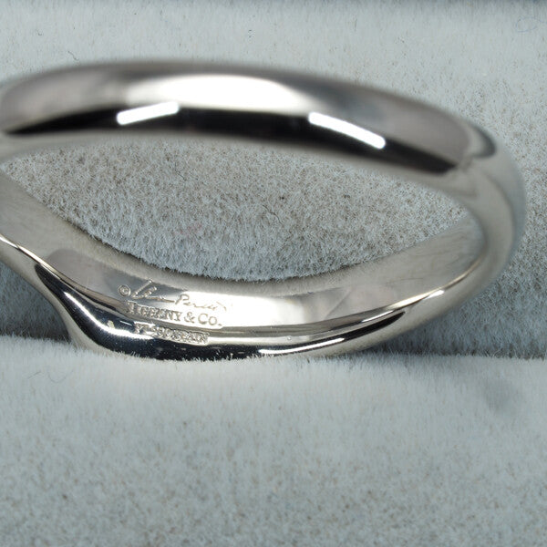 Tiffany&Co. Ring Diamond Open Heart Us5.75-6 950 Platinum