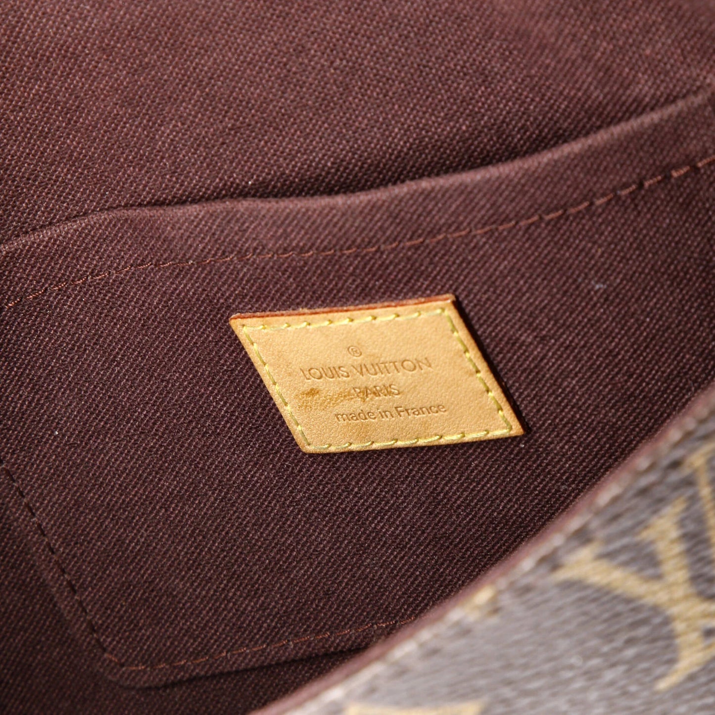 Louis Vuitton Favorite Handbag Monogram Canvas Mm