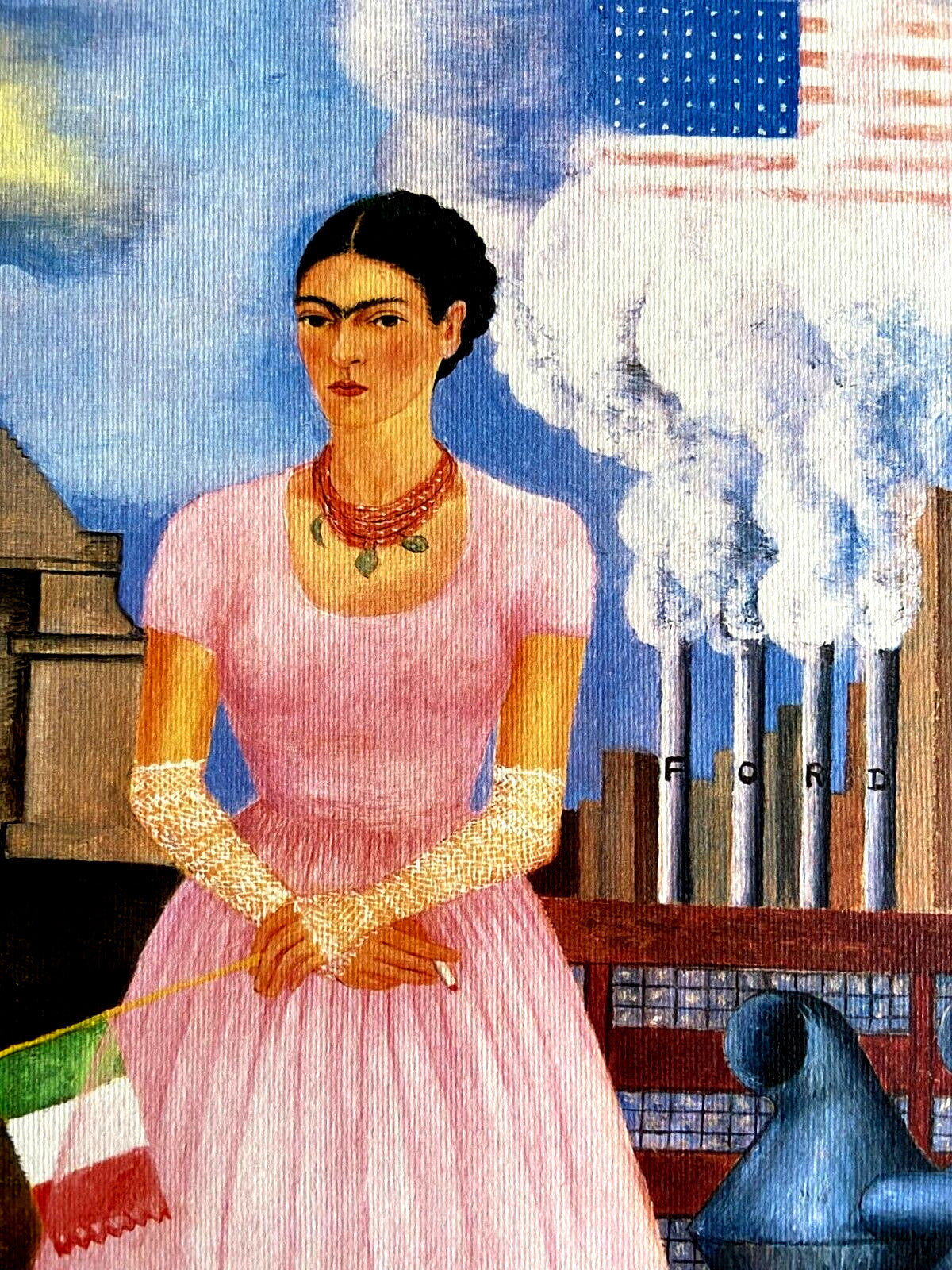 Frida Kahlo Lithograph Coa Certified Signed