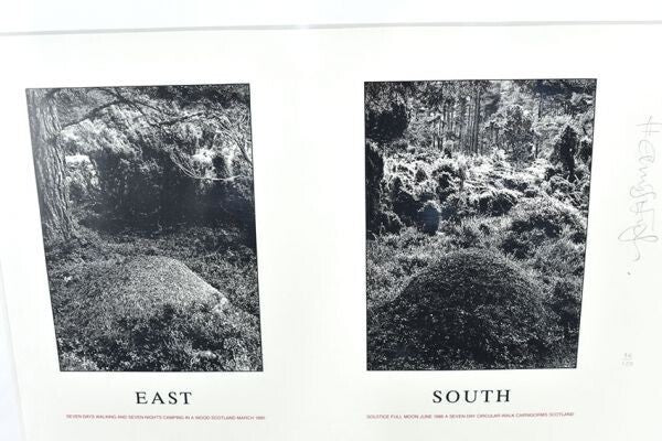 Hamish Fulton Photogravure Print East South West