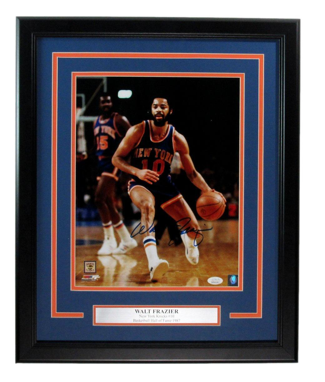 Walt Frazier Hof New York Knicks Signed/Auto