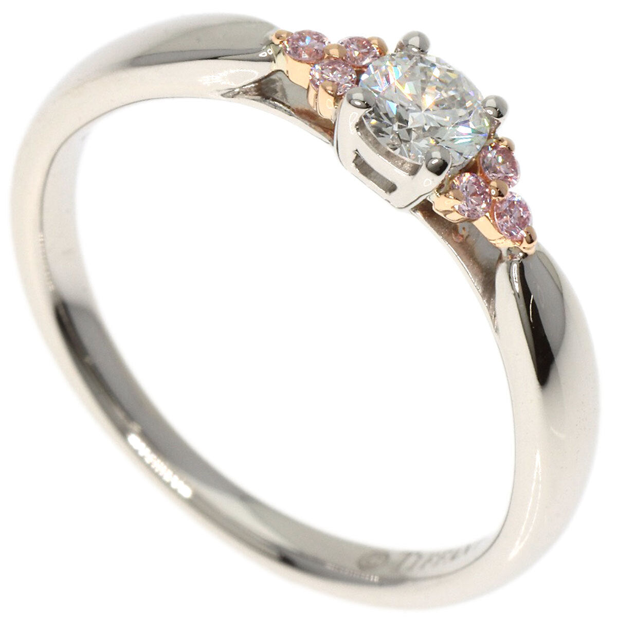 Tiffany&Co. Ring Harmony Cluster Pink Diamond
