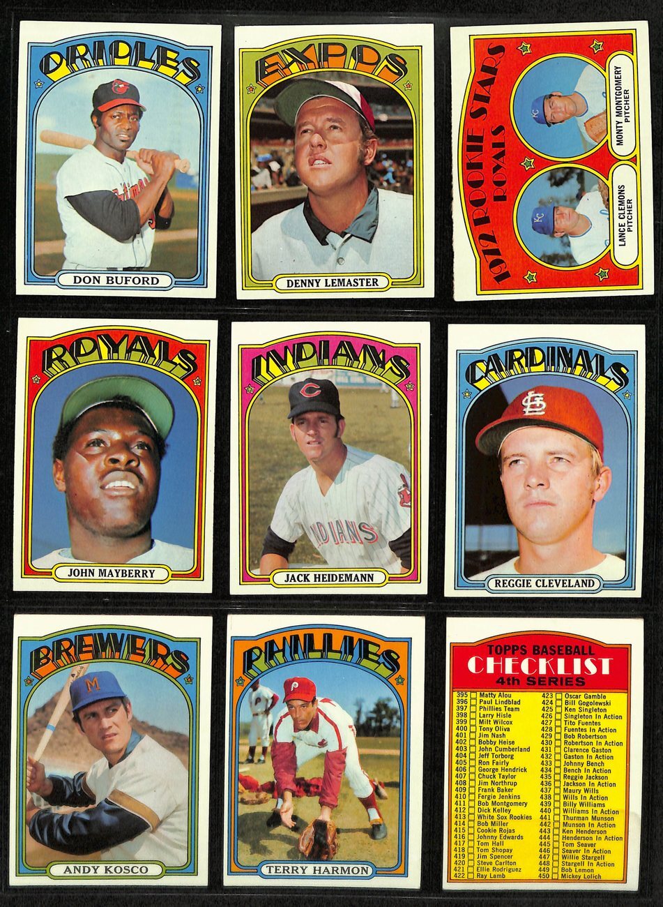 1972 Topps Baseball Complete Set (787)