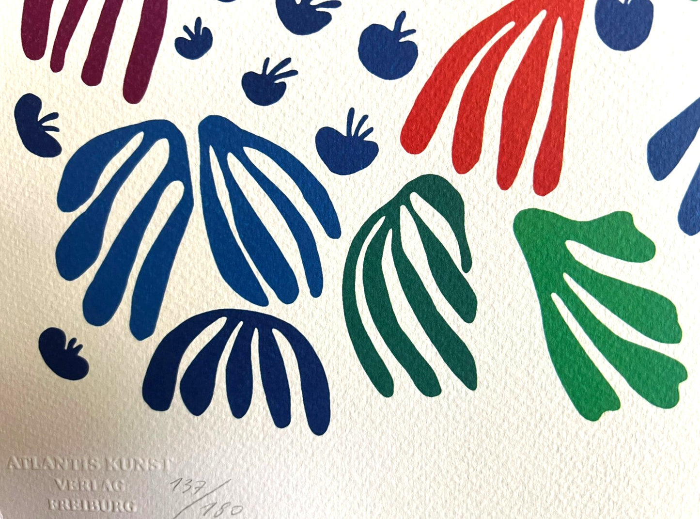 Henri Matisse Lithograph Coa Signed Op Numbered In Pencil