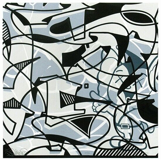 Kaws  Westone 2003 Original Silkscreen Art Print