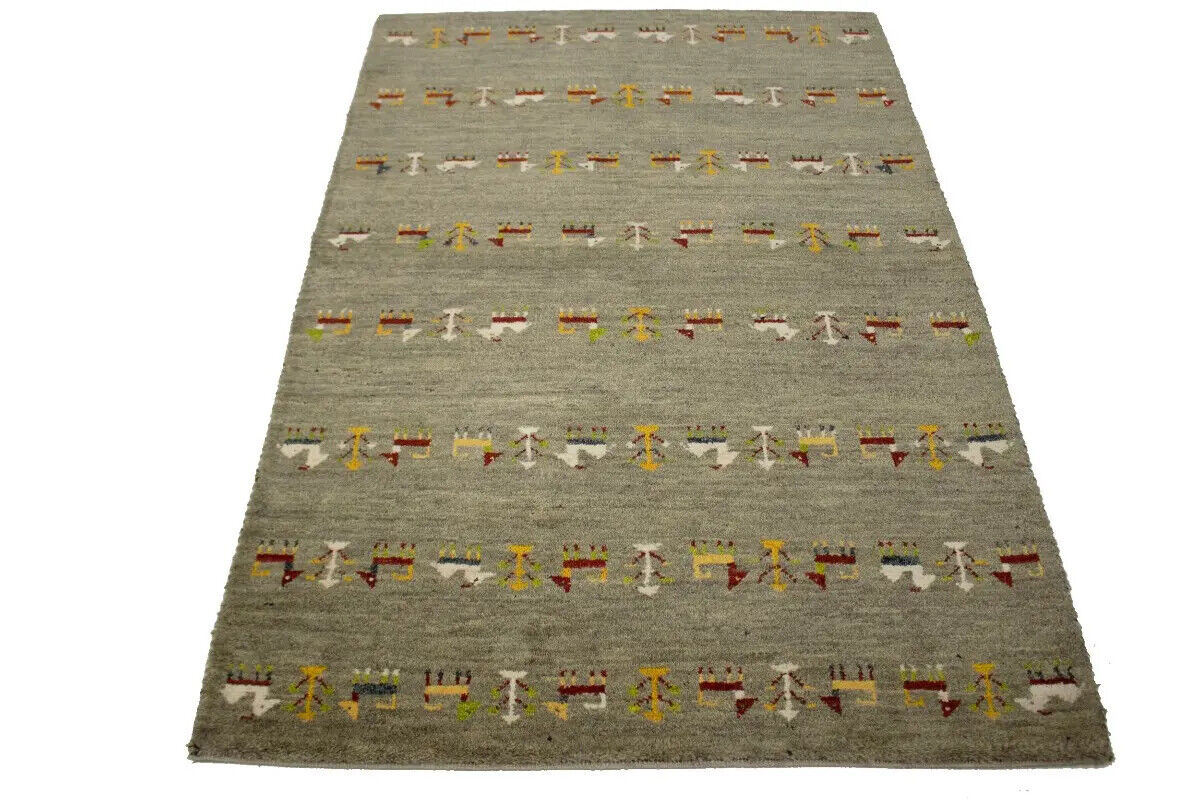 Handmade Tribal Oriental Area Rug Brownish Gray