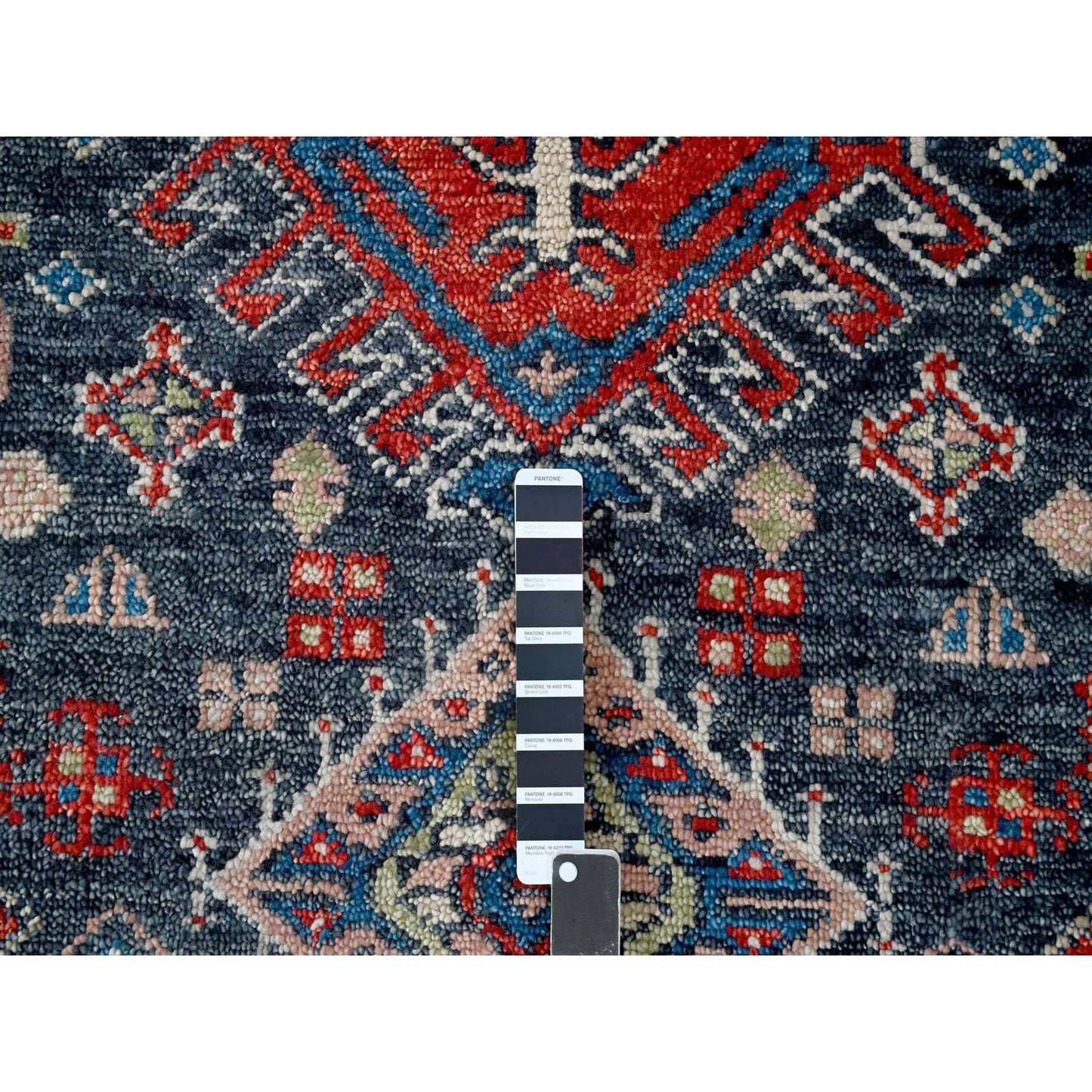 12'X18' Black Supple Organic Wool Hand Knotted Oversize Oriental Rug