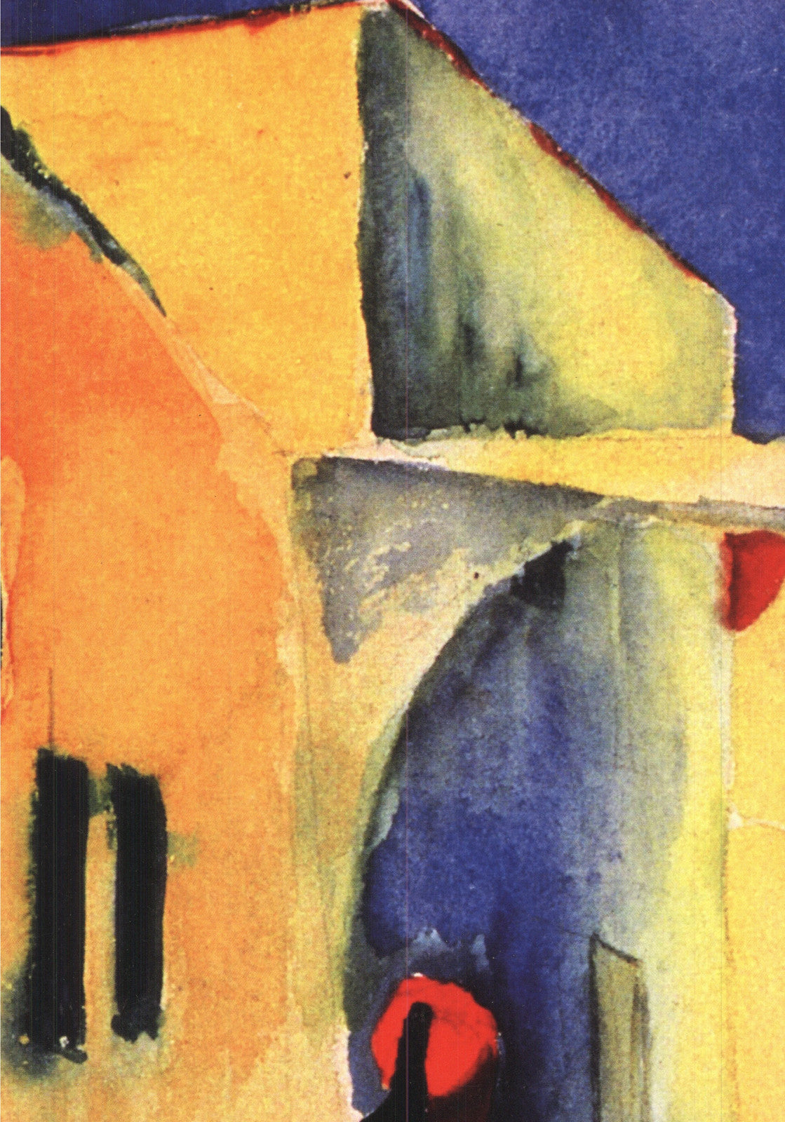 August Macke The Casbah " Offset Lithograph Modernism