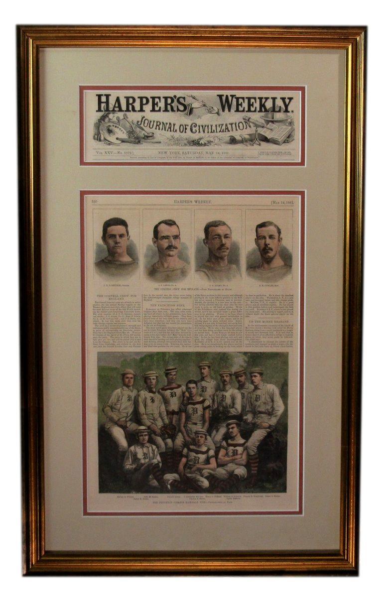 May 14, 1881 Harper'S Weekly Newspaper Princeton