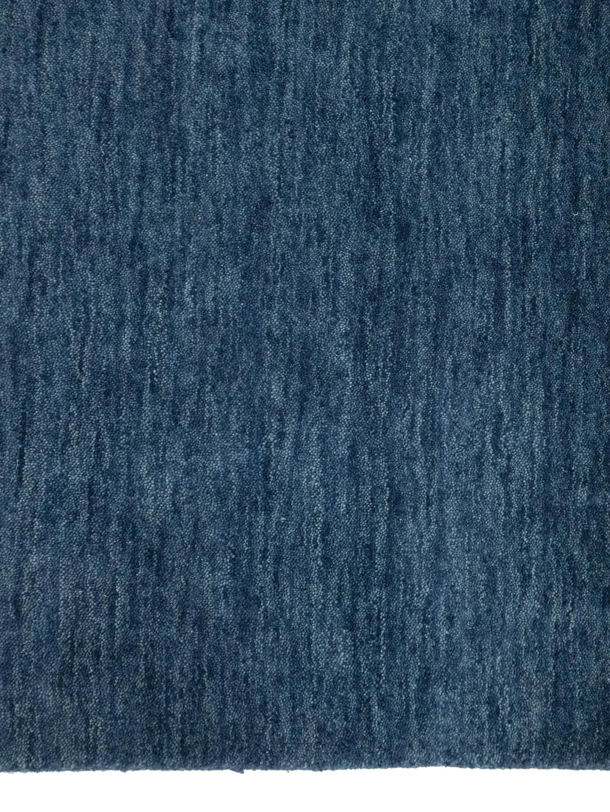Modern Gabbeh Runner Rug 3X10 Ft Steel Blue