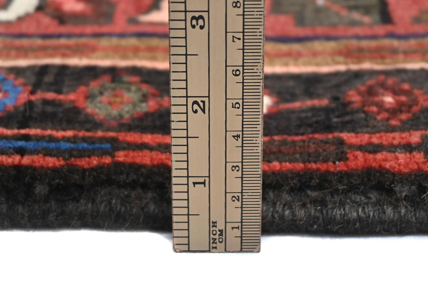 Vintage Tribal Geometric Runner Rug 2X7 Ft Red