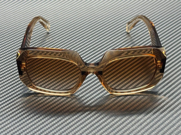 PRADA PR B23S 28E50S Chocolate Brown Gradient Women's 54 mm Sunglasses