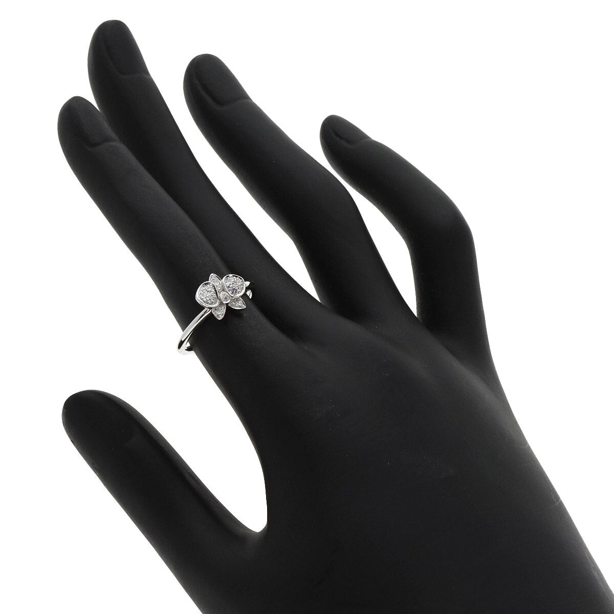Cartier Ring Caresse Drukide Diamond #48 K18