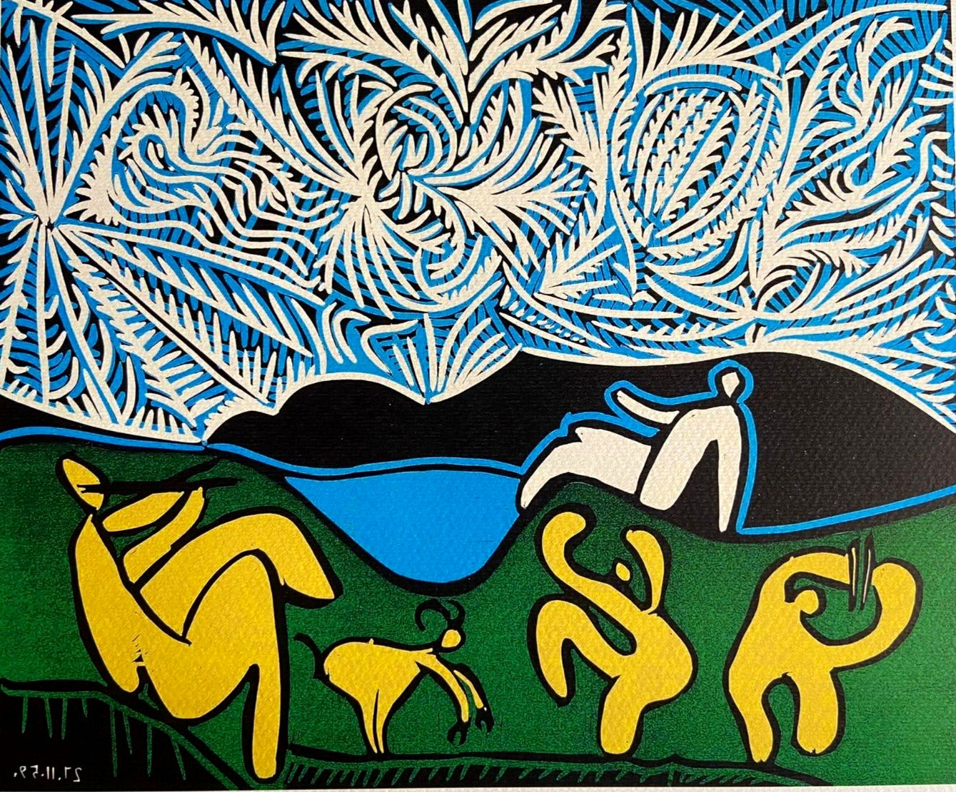 Pablo Picasso Lithograph Coa Signed Numbered In