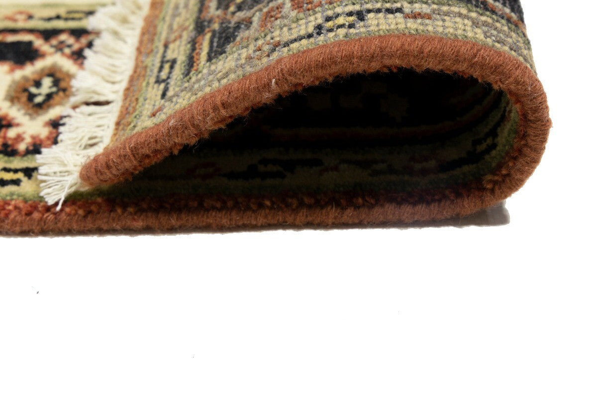 4X6 Ft Geometric Tribal Serapi Rug Wool Oriental