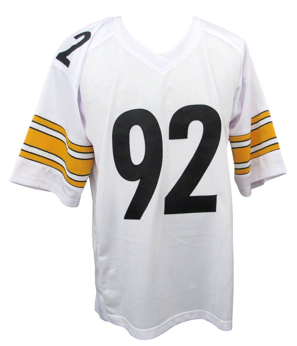 James Harrison Signed/Autographed Steelers White