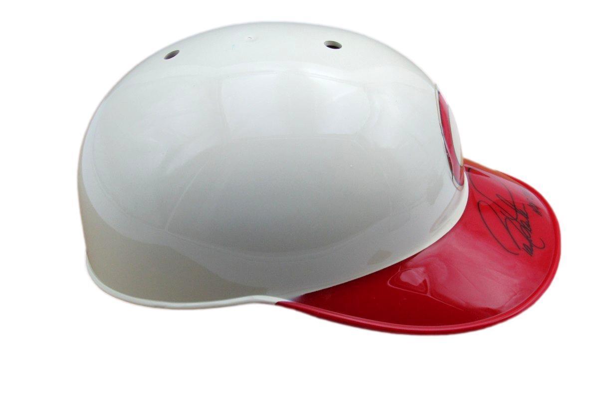 Barry Larkin Hof Signed/Insc Mlb Batting Helmet