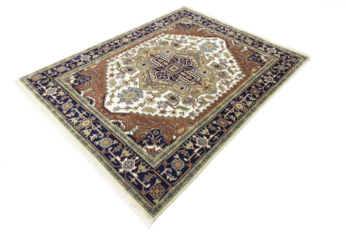 8X10 Ft Heriz Serapi Oriental Rug Traditional
