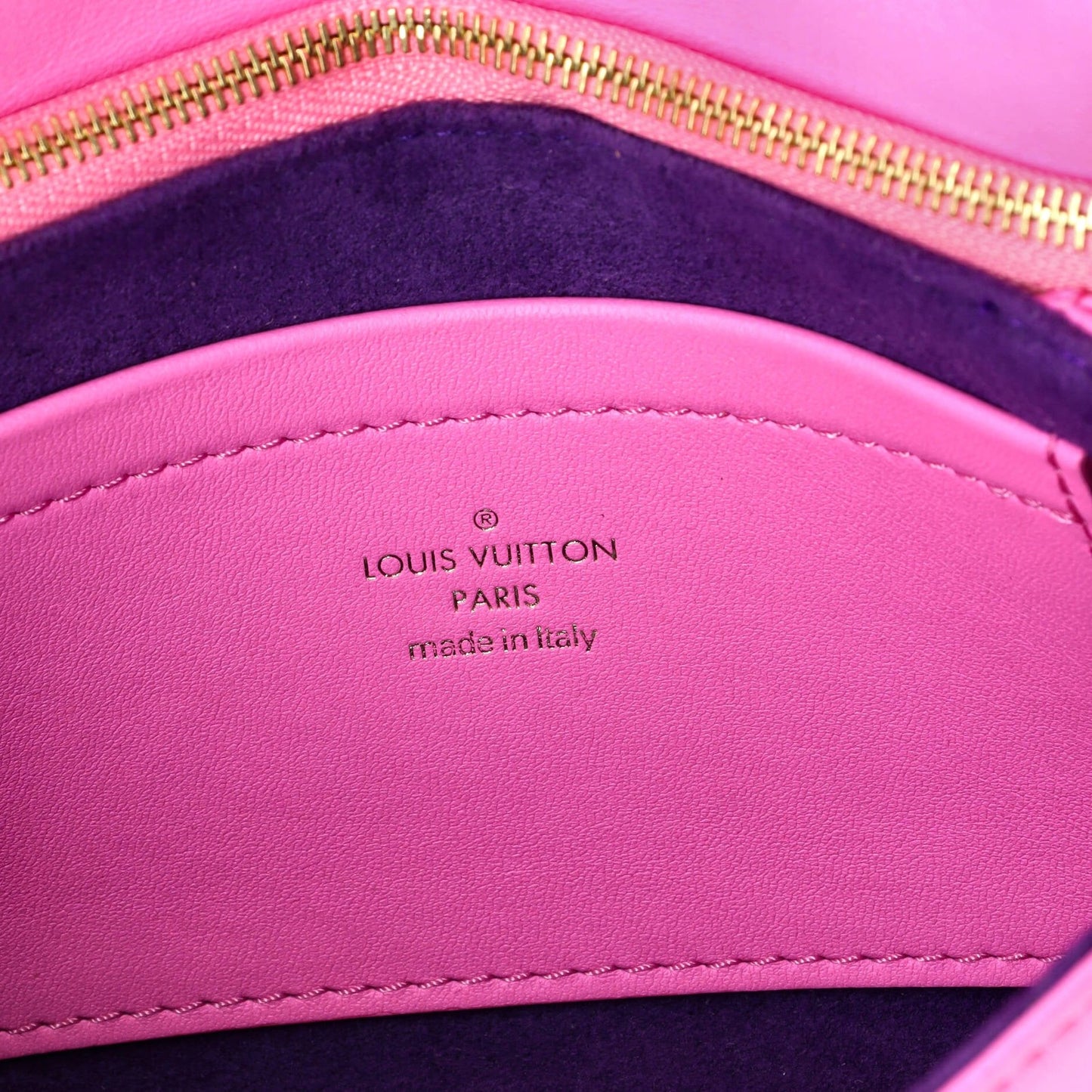 Louis Vuitton Coussin Pochette Monogram Embossed Lambskin