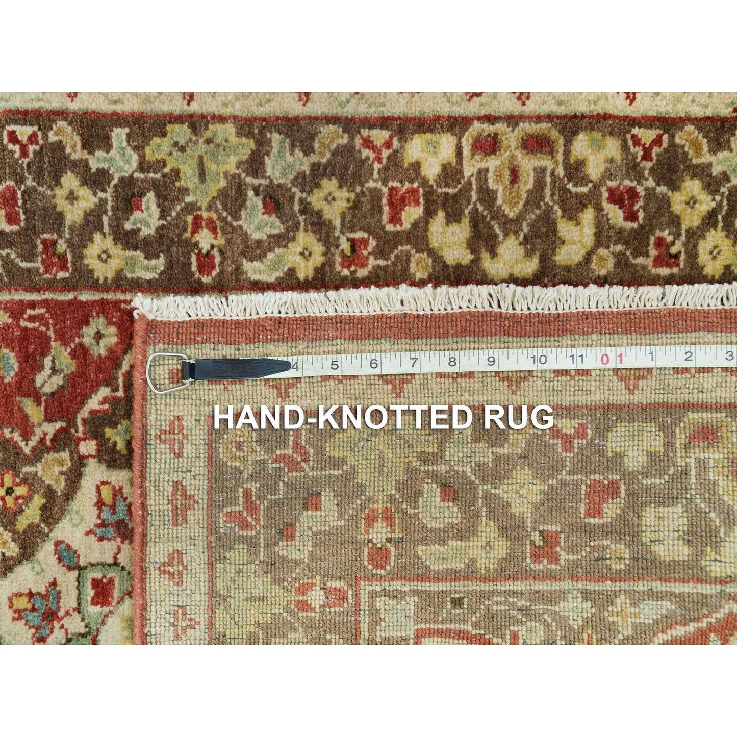 2'6"X10'1" Upsdell Red Haji Jalili Design Hand Knotted Wool Runner Rug