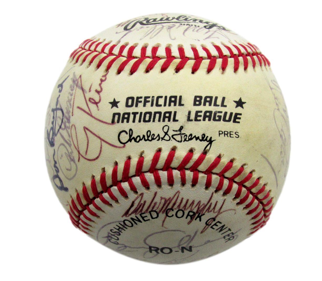 1984 Nl All Star Team Signed Onl Baseball (27)